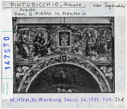 Vorschaubild Pinturicchio (Schule): Vier Tugenden, Rom, San Pietro in Montorio 